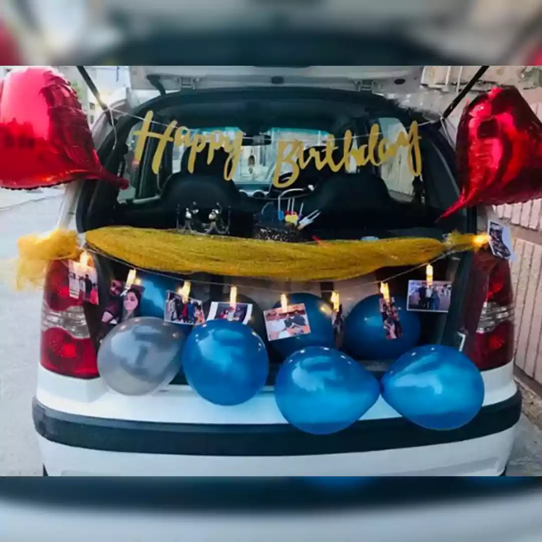 Car Trunk Surprise Decorations for Unique Birthday Experiences