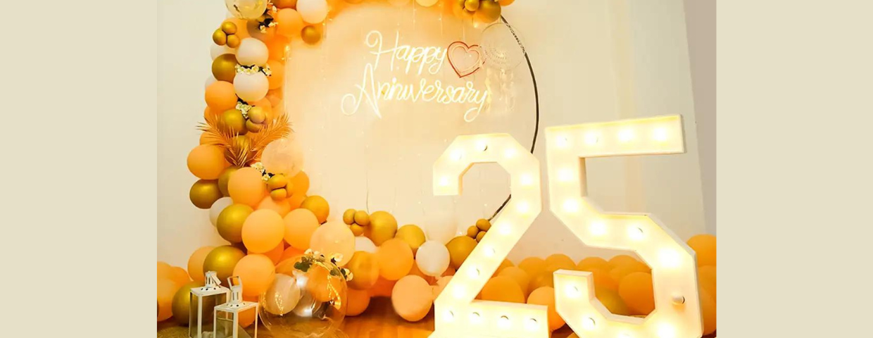 Boho Anniversary Decor