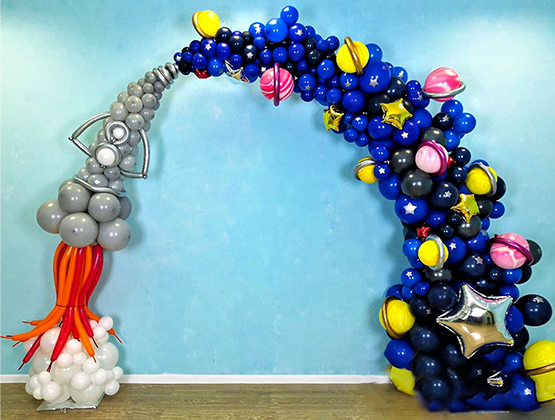 Balloon Arches and Columns for Grand Entrances