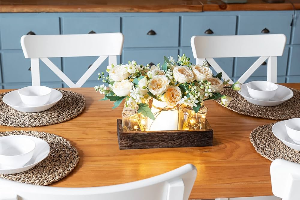 Classy Table Décor with Customised Centre Pieces