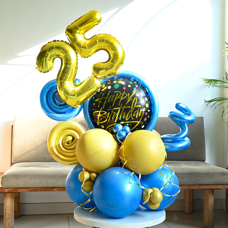 age balloon bouquet