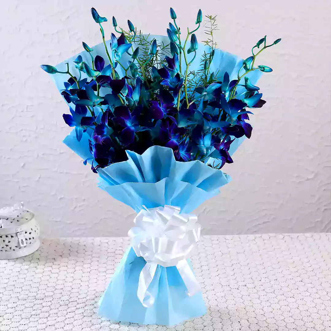 Blue Orchids Bouquet